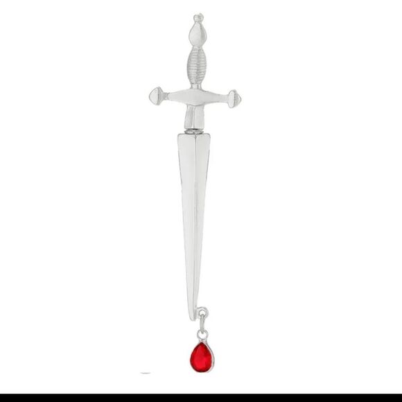 NWOT Single Earring Silver Sword ✨️ - Picture 2 of 2